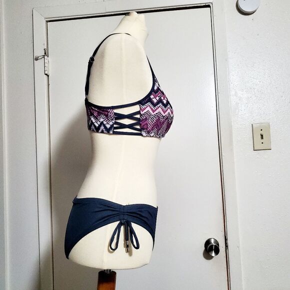 Mossimo Bikini Purple/ Gray Size M - Picture 15 of 16